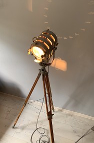 Lampa podłogowa reflektor teatralny filmowy 1963r-2