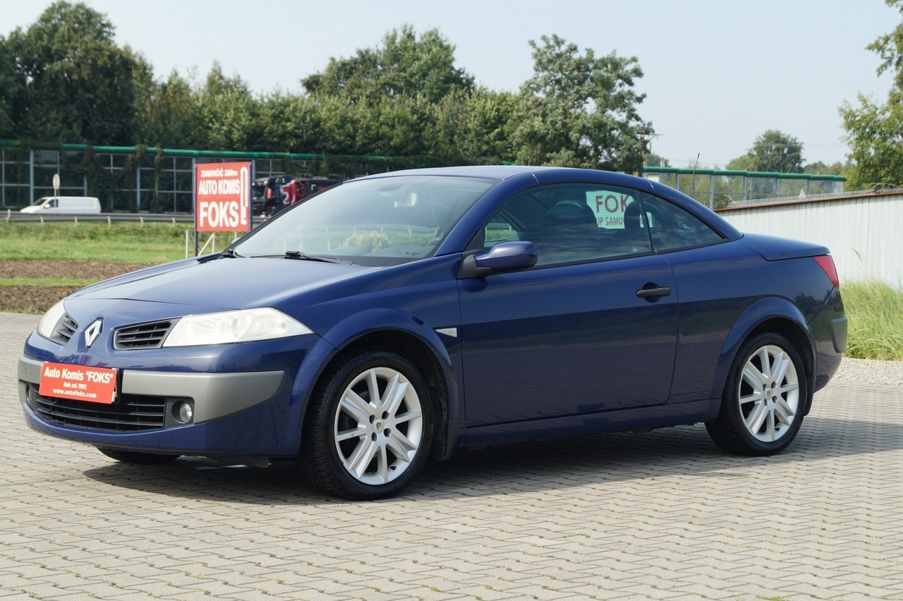 Renault Megane II z niemiec 1,6 16 v 111 km lpg klima karmann szklany dach