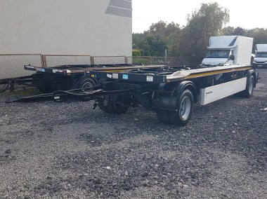 PS-2 PRZYCZEPA POD KONTENERY DO HAKOWCA 2-OSIE BLIŹNIAKI HUFFERMANN-1