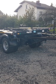 PS-2 PRZYCZEPA POD KONTENERY DO HAKOWCA 2-OSIE BLIŹNIAKI HUFFERMANN-2