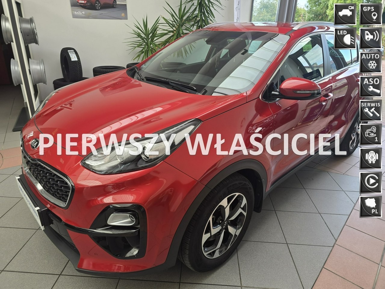 Kia Sportage IV Pierwszy wł. Krajowy, Gwarancja Kia, Serwis, Automat, Gwarancja