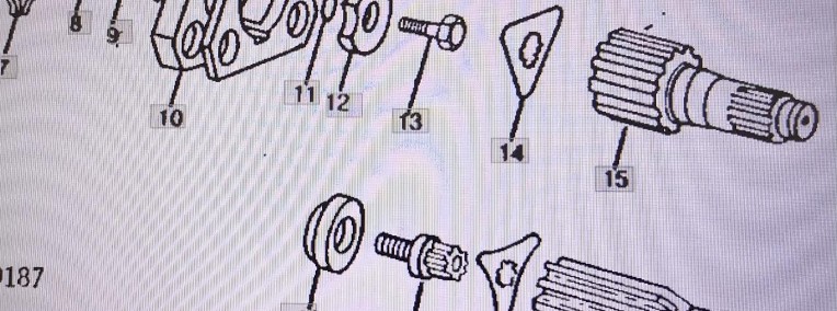 John Deere R112836/wał/John Deere 4555/4755/4955-1