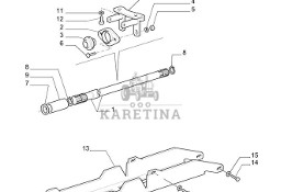 New Holland T6010 Wał napędowy 87583761