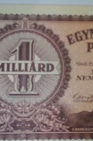 1Miliard Pengo Oryginalny banknot 1946 rok Węgry-2
