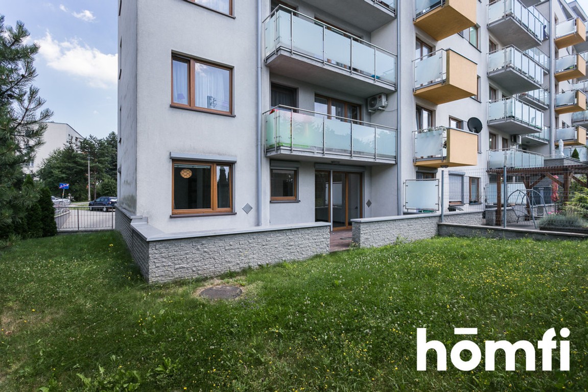 140 m² ogrodu + 20 m² tarasu-przestrzeń jak w domu