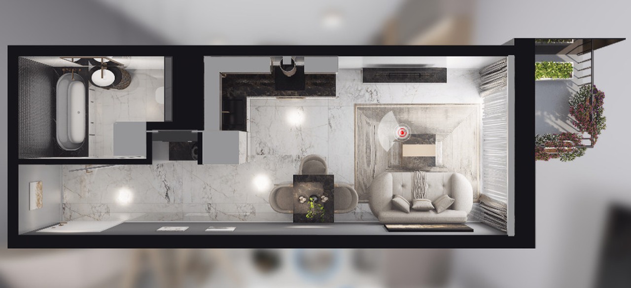 Nowe mieszkanie > CENTRUM > 26,12 m² - Widok 4