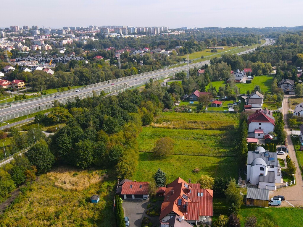 Działka budowlana pow. 1222 m² w Swoszowicach - Widok 2