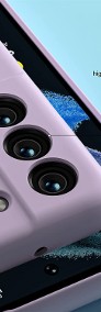 Etui Icon Violet + Szkło Hartowane Płaskie do Samsung Galaxy S21 FE-4