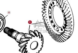 Fendt Favorit 514 Wałek Atakujący z Kołem Zębatym Atak CZĘŚCI F514300020010