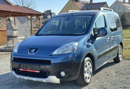 Peugeot Partner II 1.6 HDI 110KM **TEPEE** 5 osobowy, WYPOSAŻONY! Panorama, Schowki, HA