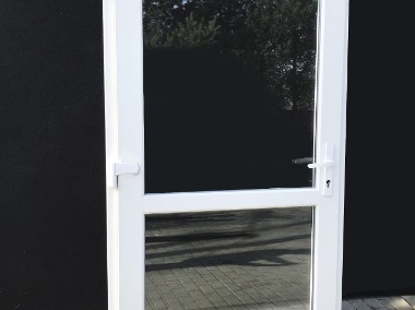 nowe PCV drzwi 100x200 wzmacniane w kolorze białym-1