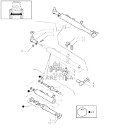 New Holland T6010 T6090 T6070 Silownik ukl kierown double acting, 25mm rod, 236.5mm stroke 82037187