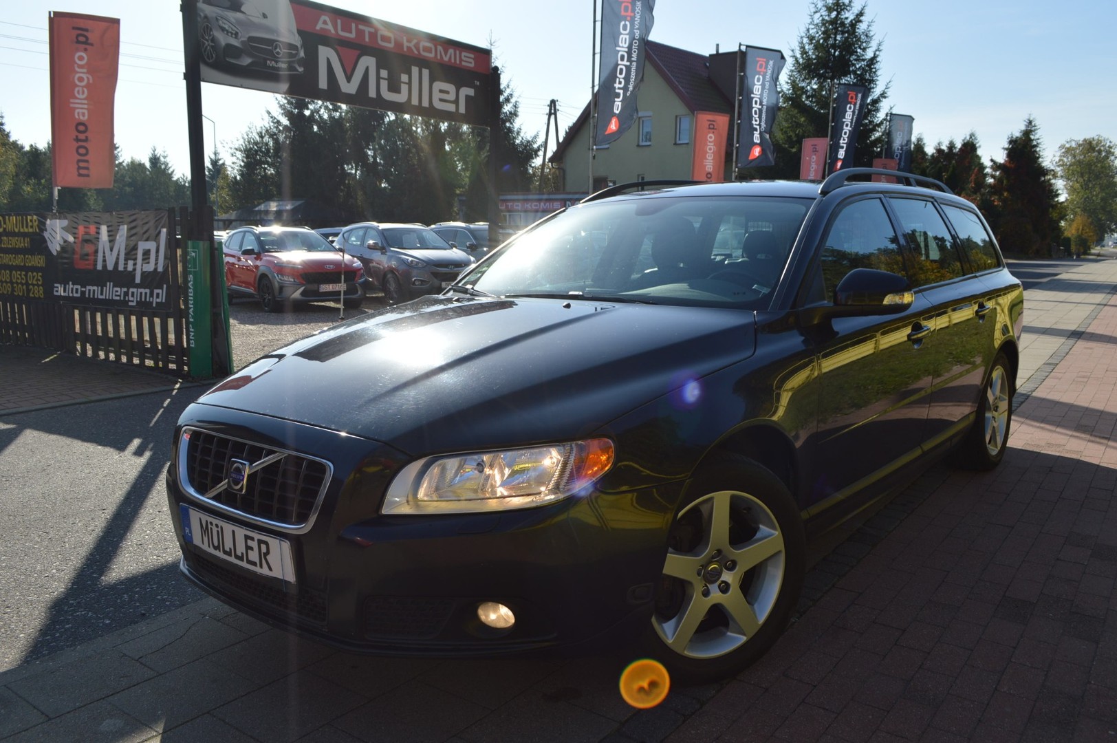 Volvo V70 III 2,5T BENZYNA +LPG-250KmZarejestrowany Skóry, Navi,II kpl. Kół ,fVat