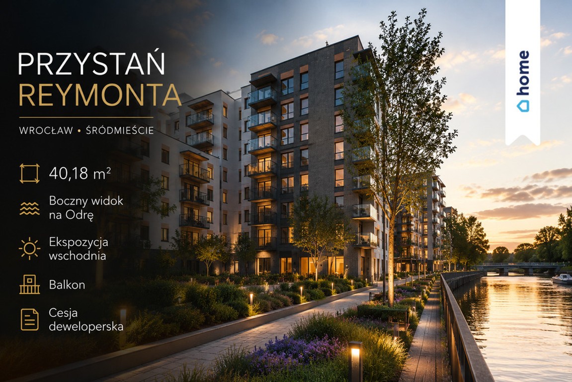 Apartament z widokiem na Odrę w pobliżu Centrum
