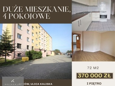 Duże, 4 pokojowe mieszkanie w Sycowie. I piętro.-1