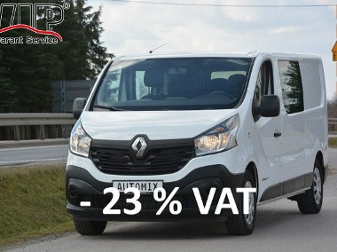 Renault Trafic 1.6DCI brygadówka nawigacja 6 osobowy doinwestowany Long-1