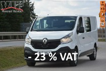 Renault Trafic 1.6DCI brygadówka nawigacja 6 osobowy doinwestowany Long