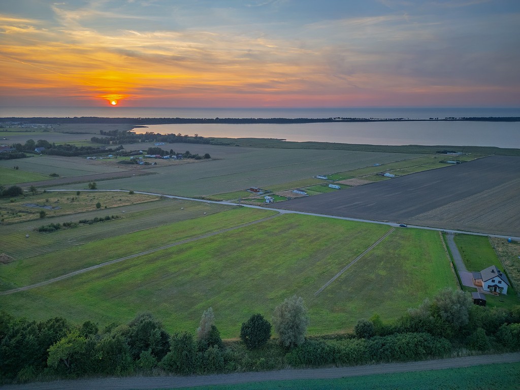 Działka z widokiem na morze i jezioro, sławieński