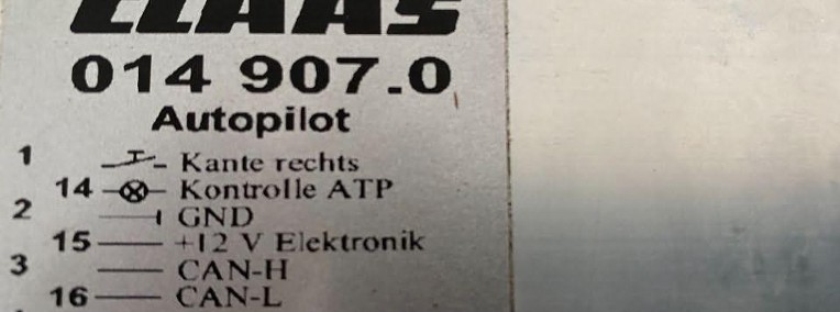 Claas AutoPilot Moduł 014 907.0-1