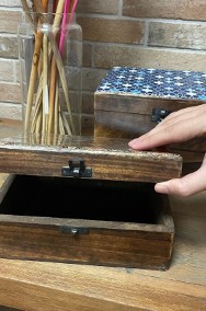 Drewniane pudełko z ceramiczną powłoką – Arabeska-2