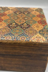 Drewniane pudełko z ceramiczną powłoką – Arabeska-3