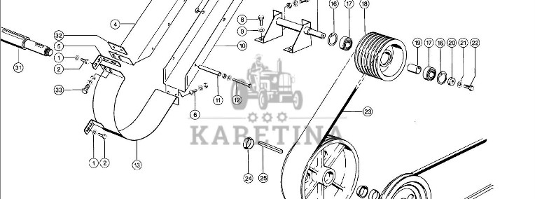 Claas Lexion 600 KOŁO PASOWE 0006678670 (Napęd młocarni)-1