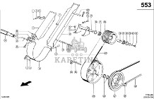 Claas Lexion 600 KOŁO PASOWE 0006678670 (Napęd młocarni)