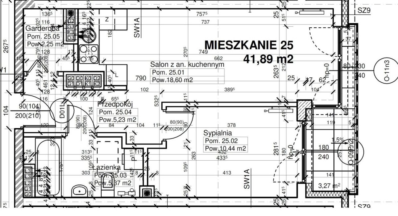 2 pokojowy Apartament w stanie deweloperskim – pohled 6