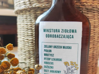 Ziołowa Mikstura Odrobaczająca na pasożyty w organizmie - 100ml-1