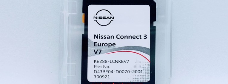 Karta SD Mapy EUROPY NISSAN Connect LCN3 V7 2022-1