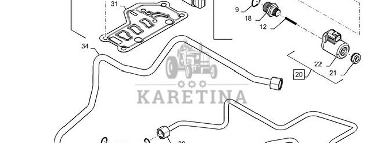 New Holland T6090 Elektromagnes 84596434-1