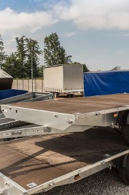 15.434/2Nowim wersja PREMIUM Przyczepa ciężarowa towarowa uniwersalna europaletowa platforma hamowana DMC 2700 kg hamulce ALKO AAA ...-2