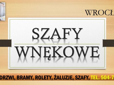 Szafa wnękowa na wymiar, cena,   Zabudowa i montaż szafy, wnękowej z montażem-1