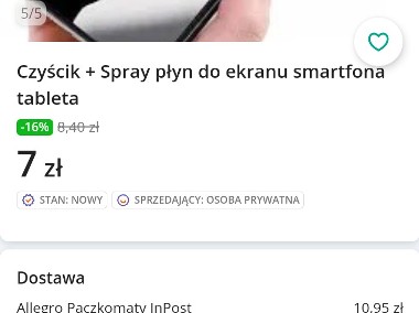 Czyścik + Spray płyn do ekranu smartfona tableta -1