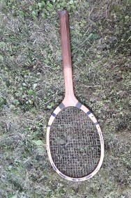 Rakieta tenisowa, stara, z początku XX w. angielskiej firmy Scout, opisana nazwą-2