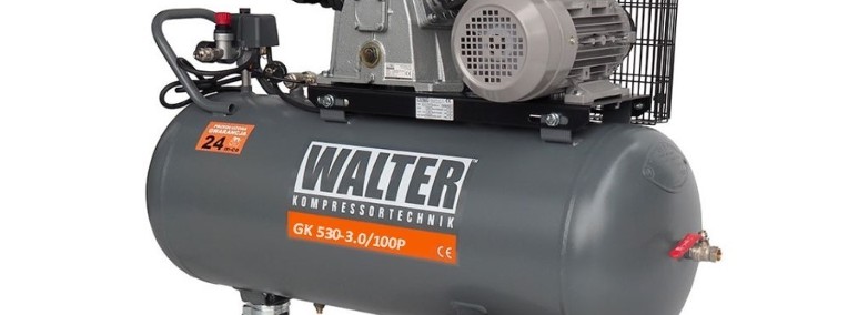 Sprężarka WALTER GK 530/100 10BAR, zbiornik 100L, 400V, 2 lata gwarancji-1