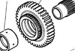 Massey Ferguson 5410 Koło Zębate Zębnik Zębatka Sprzęgła Skrzyni Biegów 39 zębów CZĘŚCI 4304250M1