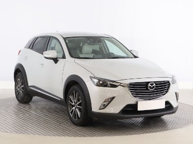 Mazda CX-3 , Salon Polska, Serwis ASO, Skóra, Navi, Klimatronic,-1