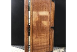 Nowe Ciepłe drzwi PCV 100x210 Kolor złoty dąb Drzwi wzmacniane