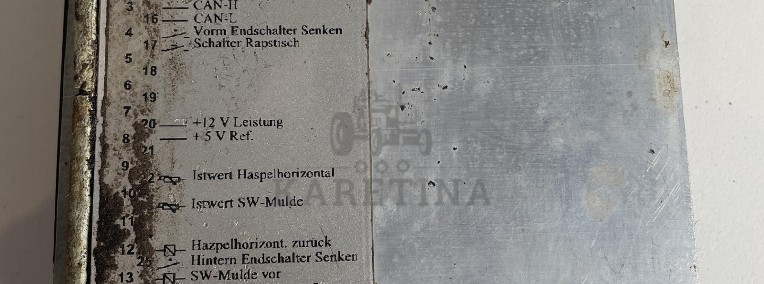 Claas Vario Heder - moduł Muldenautomatik 013575.3-1