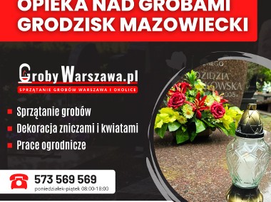 Sprzątanie grobów Grodzisk Mazowiecki, opieka nad grobami-1