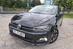 Volkswagen Polo VI BENZYNA 5 DRZWI CZARNY AUTOMAT SZYBER NAVI ALU 2 X PARKTRONIK