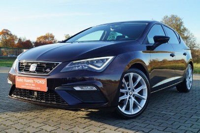 SEAT Leon III FR 1.4 150KM LED+NAVI BOHEME VIOLETT STAN BDB ORG. LAKIER PÓŁ SKÓRA