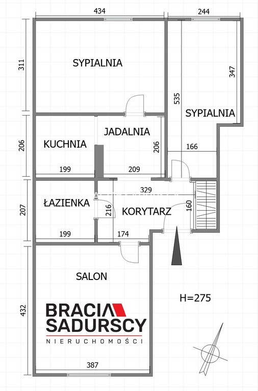 Salwator, 3 pokoje, umeblowane, po remoncie - Veduta 3