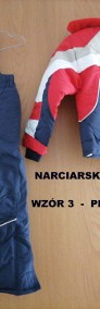 nowy kombinezon  narciarski zimowy dwuczęściowy z kapturem rozm. 98-3