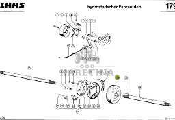 Claas Dominator 98 - wałek pośredni hamulca lewy 0006068721