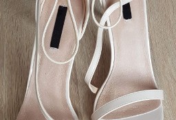 Nowe beżowe szpilki Lost Ink 40 nude sandały sandałki obcasy