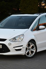 Ford S-MAX Pakiet ST Lift Panorama Radar ACC Ledy Skóry Navi Convers Alu18 2xPa-2