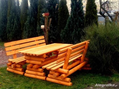 Meble ogrodowe drewniane huąśtawki stół ławka krzesła dostawa 180zł cały kraj-1