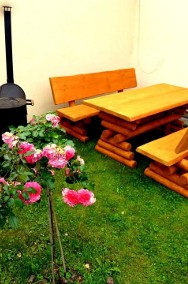 Meble ogrodowe drewniane huąśtawki stół ławka krzesła dostawa 180zł cały kraj-2